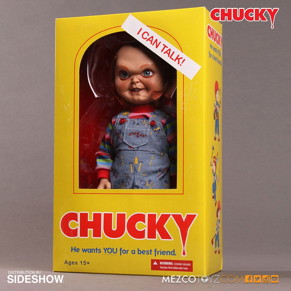 Child s Play Sneering Chucky Talking Mega Scale 15 Inch Doll Official