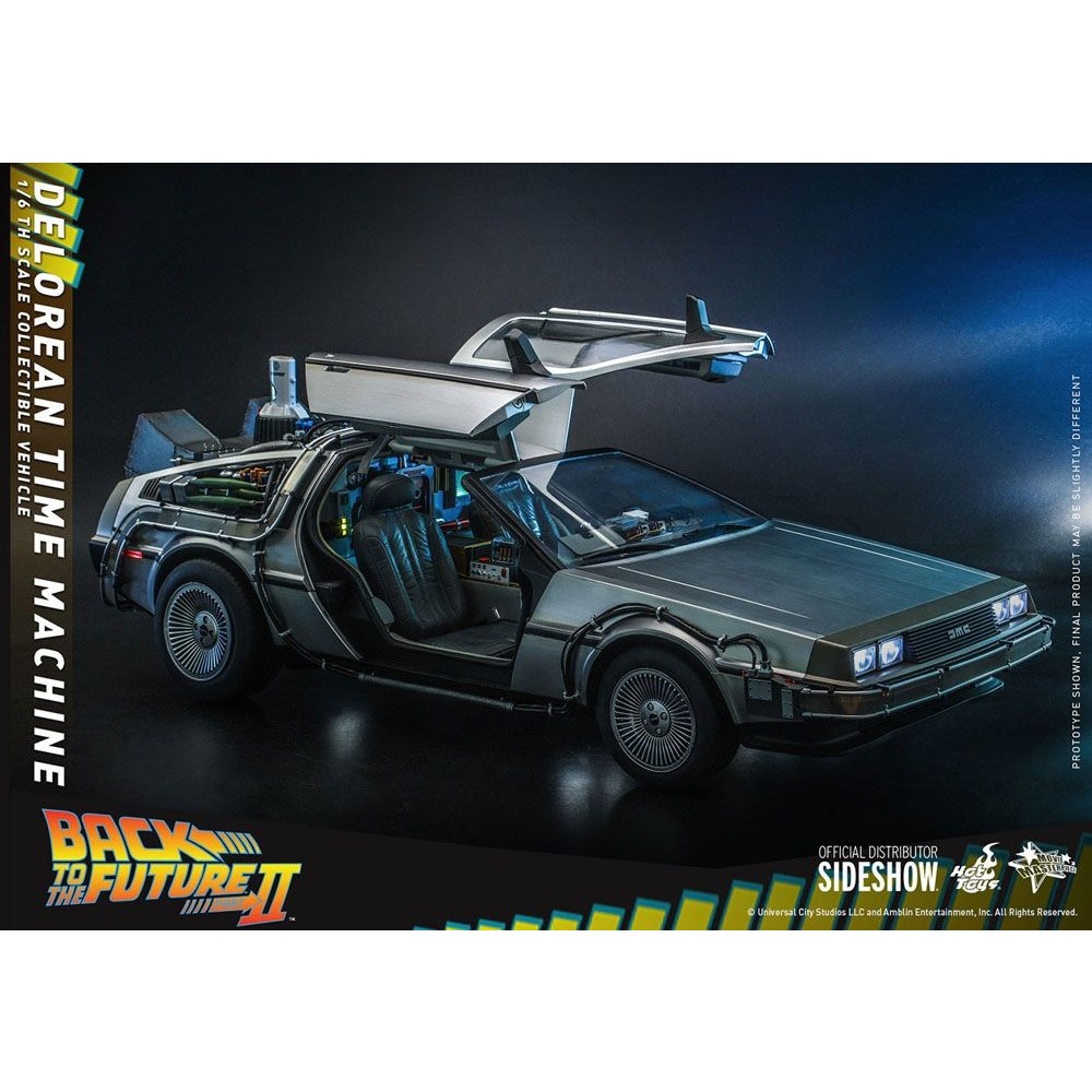 Back to the Future II 1/6 DeLorean Time Machine Hot Toys - Official