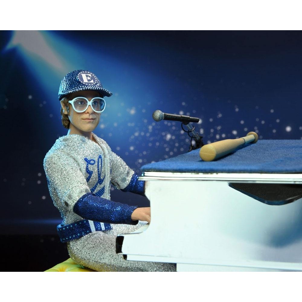 Elton John Live in 75 Clothed Action Figure Deluxe Set Neca