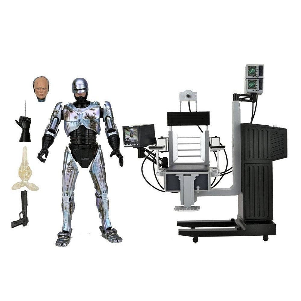 Robocop Ultimate Battle Damaged RoboCop w/ Chair Action
