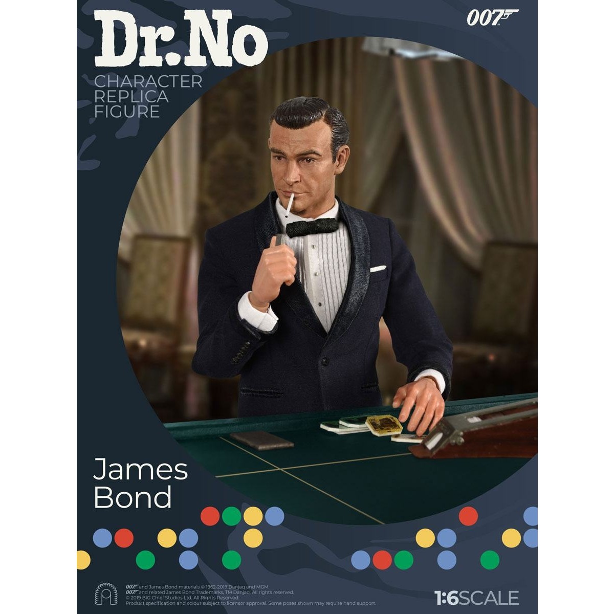 James Bond Dr No 1 6 James Bond Action Figure Big Chief Studios