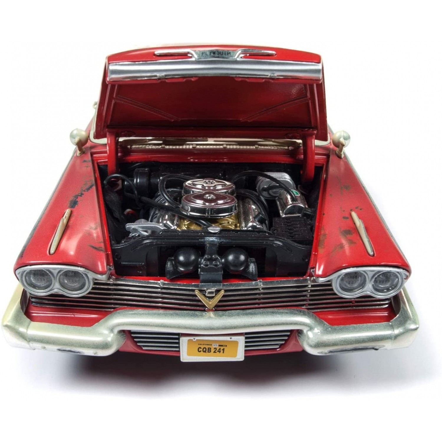 ミニカー CHRISTINE MOVIE 1/18 NIGHT VERSION CAR 1/18 Auto World 1958 Plymouth Fury 