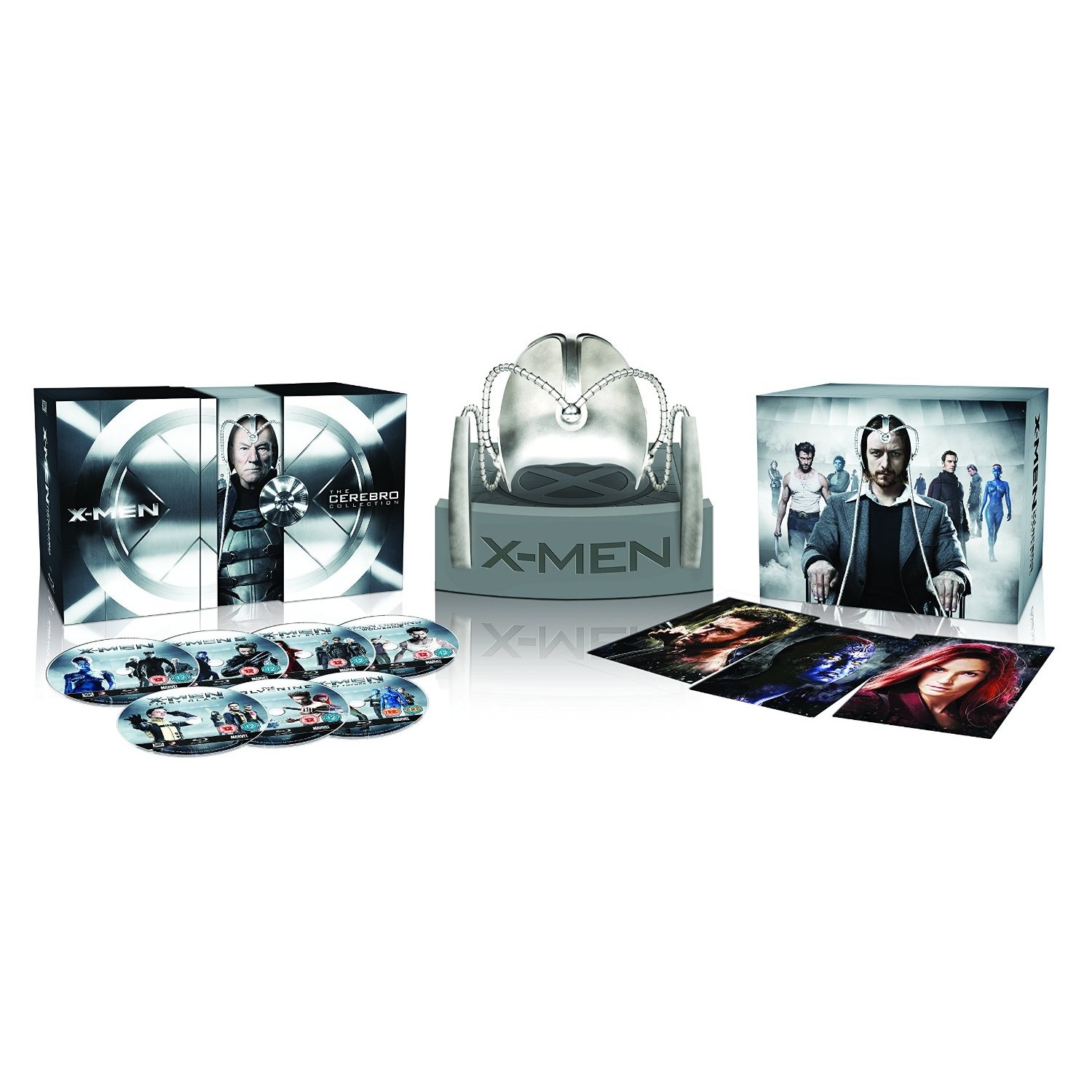 X-Men Limited Edition Cerebro Helmet Complete Collection