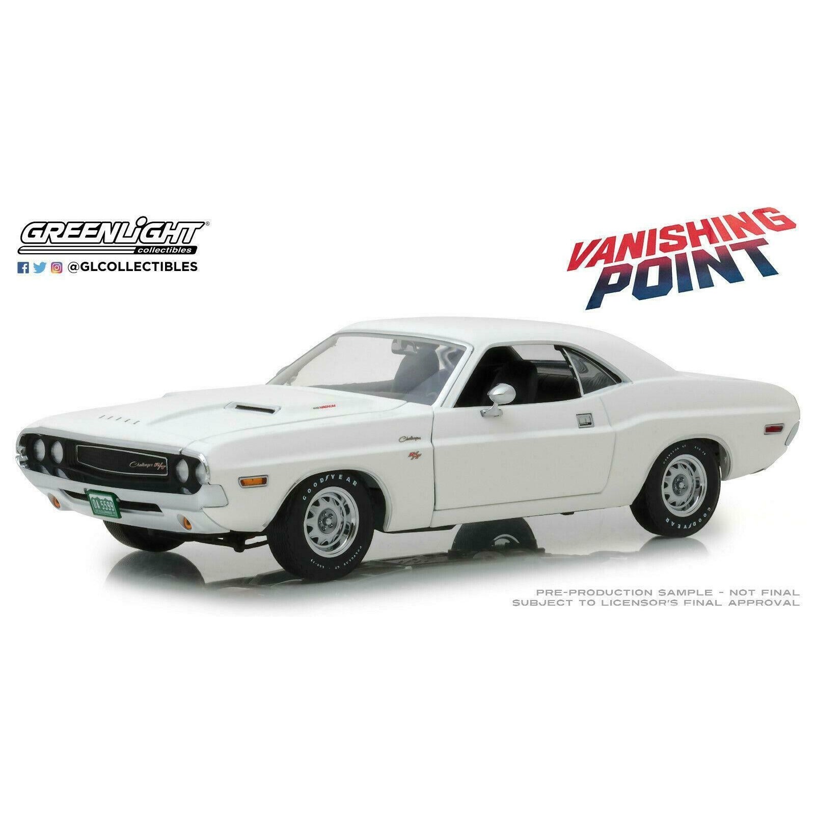 Vanishing Point 1 18 1970 Dodge Challenger R T Diecast Model