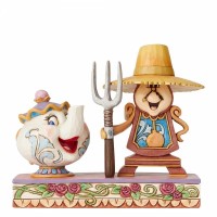 Disney Traditions Workin Round the Clock (Mrs Potts and Cogsworth) - Official