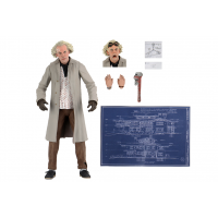 Back to the Future Ultimate Dr Emmett Doc Brown Action Figure Neca - Official