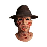 Nightmare on Elm Street Freddy Krueger with hat Delux Latex Mask Trick or Treat Studios - Official