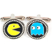 Pac-Man & Ghost Cufflinks 