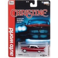 CHRISTINE 1:64 1958 PLYMOUTH FURY AUTOWORLD - OFFICIAL