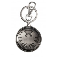 Avengers Shield S.H.I.E.L.D.  Eagle logo Metal Pewter Keyring - Official