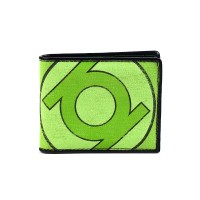 Green Lantern Distressed Retro Logo Bi-Fold Wallet - Official 