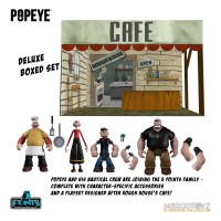 Popeye 5 Points Action Figures Deluxe Box Set Mezco - Official
