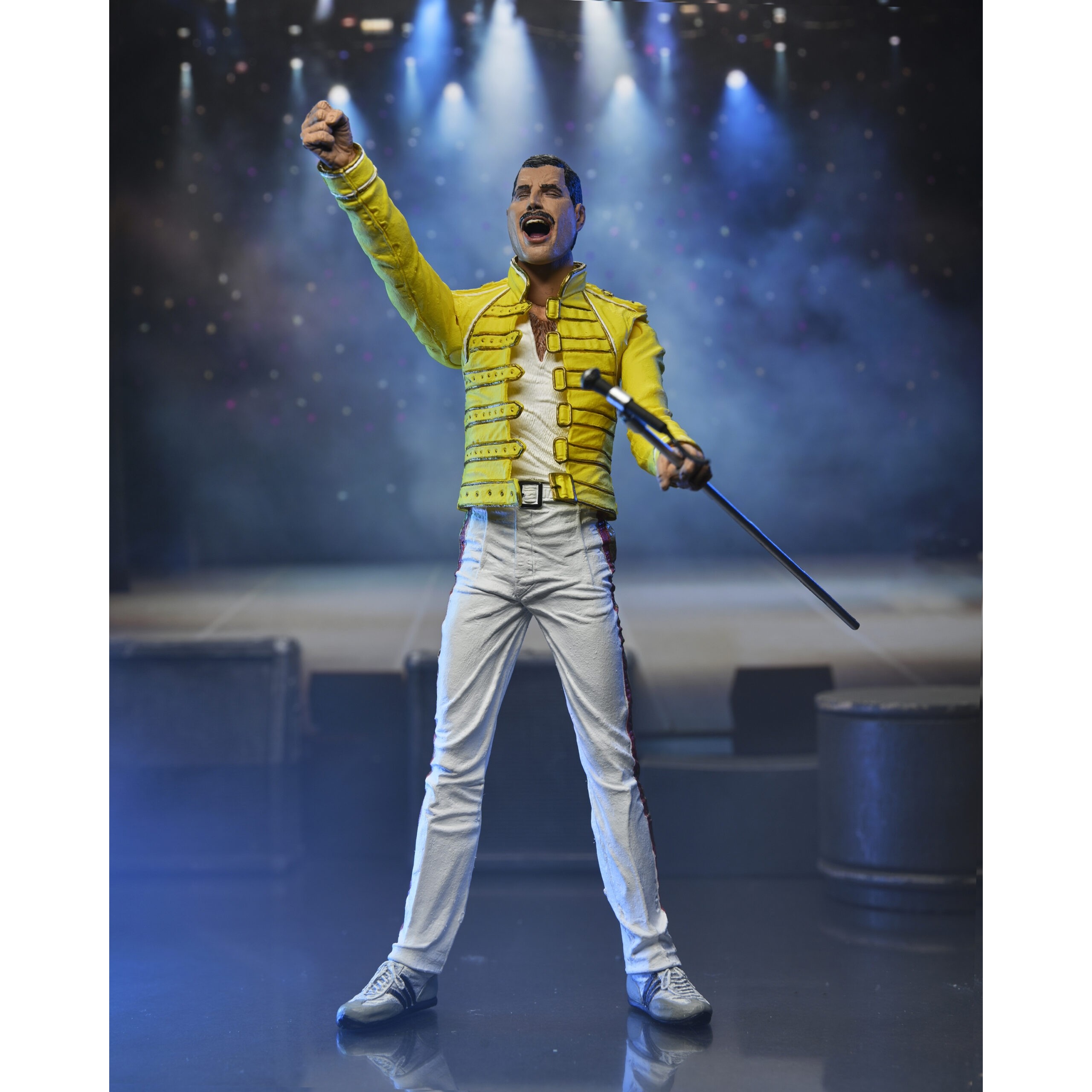Freddie Mercury Yellow Jacket 7 Scale Action Figure tNeca Official