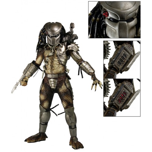 Predator 1/4 Jungle Hunter with LED Lights Action Figure Neca - Official