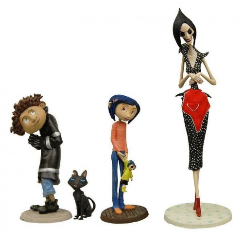 Coraline PVC Figures 4-Pack Best Of 3-14 cm Neca - Official 
