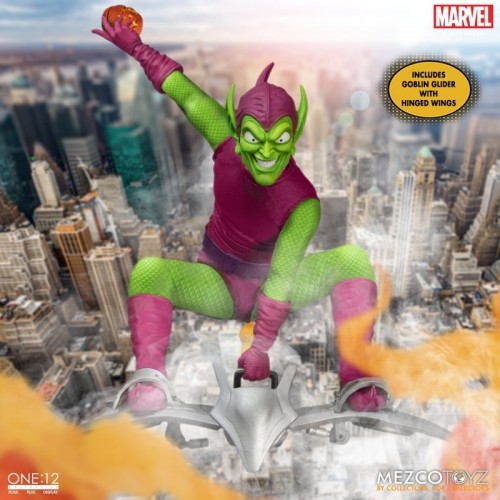 Green Goblin One:12 Collective Action Figure Deluxe Edition Mezco - Official