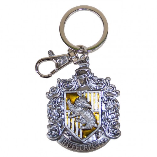 Harry Potter Hufflepuff Crest Keyring/Keychain - Official