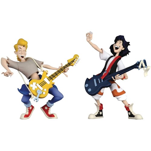Bill & Ted’s Excellent Adventure Toony Classics Action Figure 2-Pack Set Neca - Official