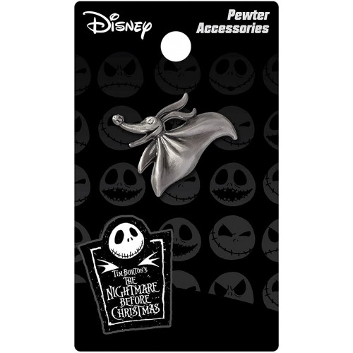 Nightmare Before Christmas Zero Pewter Lapel Pin - Official