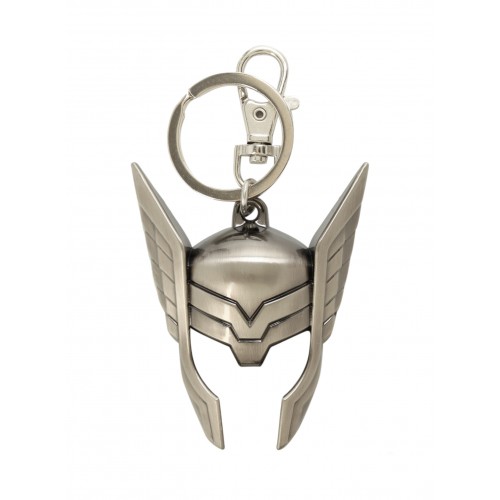 Thor helmet Metal Pewter Keyring - Official