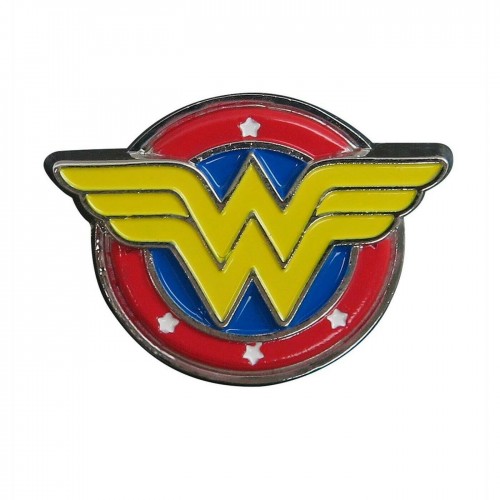 Wonder Woman Logo Colour Pewter Lapel Pin Badge - Official