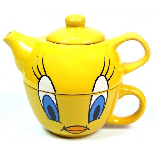 Looney Tunes - Tweety Teapot And Cup - Official