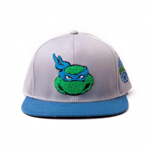 Teenage Mutant Ninja Turtles Leonardo character Fuzzy grey Original Snapback baseball cap - official 