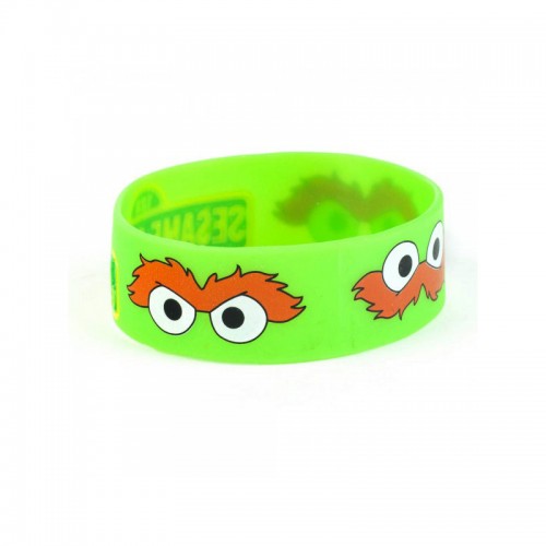 Sesame Street Oscar the Grouch Eyes Rubber Wristband - Official