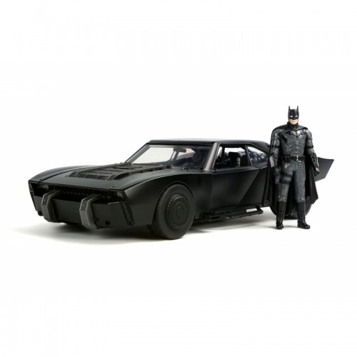 The Batman 1:18 Batmobile Light-Up Functions with Batman Figure Jada Toys - Official