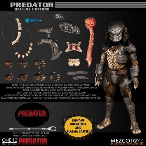 Predator One:12 Deluxe Edition Action Figure Mezco - Official