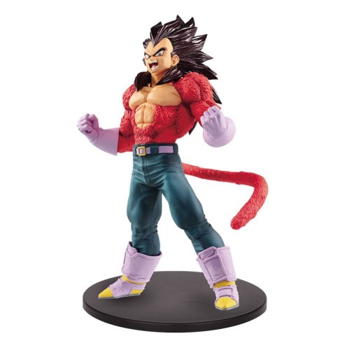 Dragon Ball GT Blood of Saiyans PVC Statue Super Saiyan 4 Vegeta Metallic Hair Color Banpresto - Official