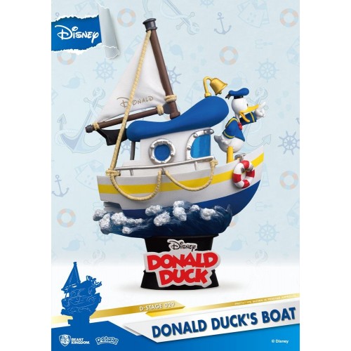 Donald Duck's Boat D-Stage PVC Diorama Beast Kingdom - Official