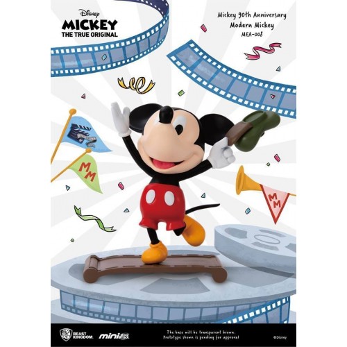 Mickey Mouse 90th Anniversary Modern Mickey Mini Egg Attack Figure Beast Kingdom - Official