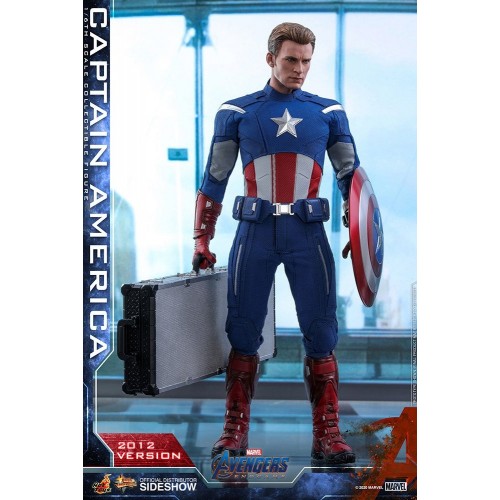 Avengers Endgame 1:4 1/6 Captain America (2012 Version) Action Figure Hot Toys - Official