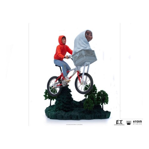 E.T. the Extra-Terrestrial 1/10 E.T. & Elliot Art Scale Statue Iron Studios - Official