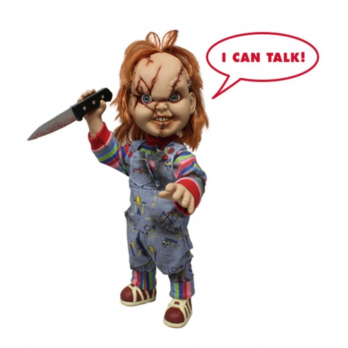 Bride of Chucky Scarred Chucky Talking Mega-Scale Doll - Official