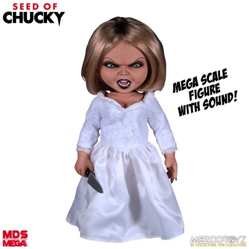 Seed of Chucky Tiffany Mega Scale Talking Action Figure Mezco - Official 