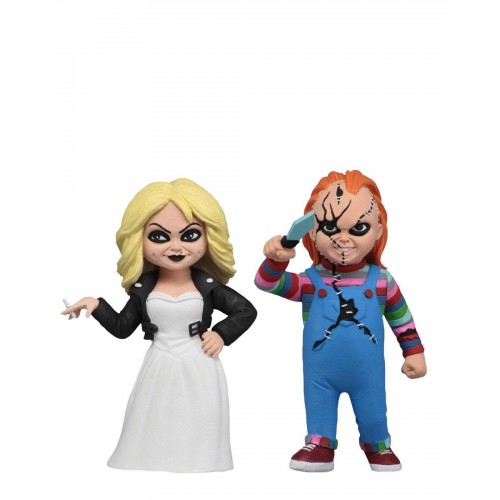 Bride of Chucky Chucky & Tiffany Toony Terrors 2-Pack Action Figure Set Neca - Official