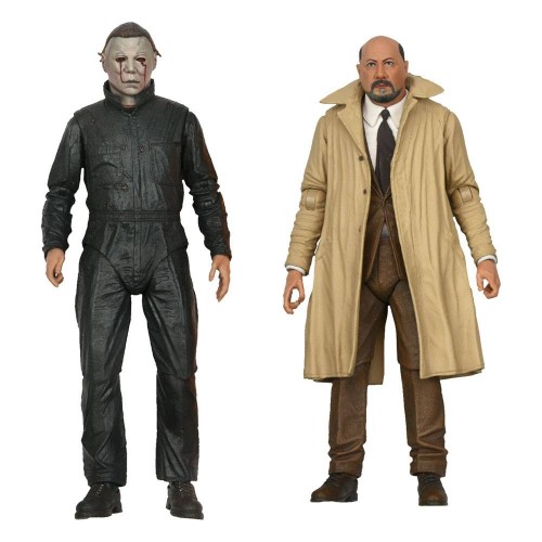 Halloween II Ultimate Michael Myers & Dr Loomis 2-Pack Action Figure Set Neca - Official
