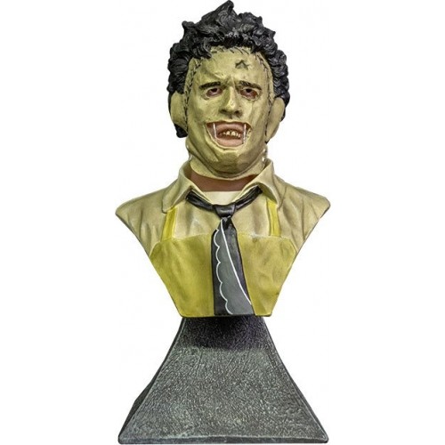 TEXAS CHAINSAW MASSACRE 1/6 LEATHERFACE MINI BUST TRICK OR TREAT STUDIOS - OFFICIAL