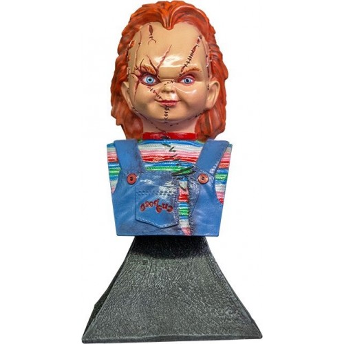 BRIDE OF CHUCKY 1/6 CHUCKY MINI BUST TRICK OR TREAT STUDIOS - OFFICIAL