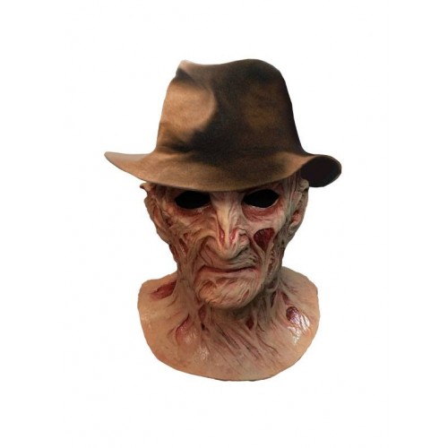 Nightmare on Elm Street 4 Freddy Krueger w/ hat Delux Latex Mask Trick or Treat Studios - Official